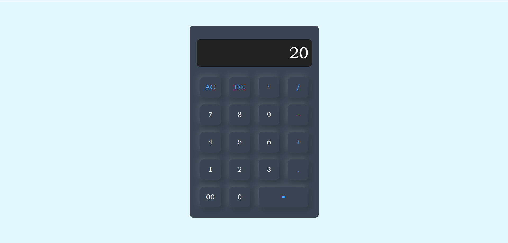 Simple Calculator Project