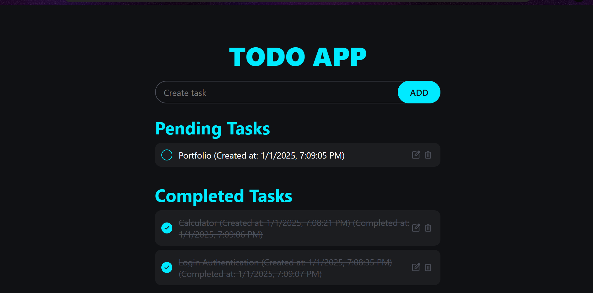 To-Do App Project