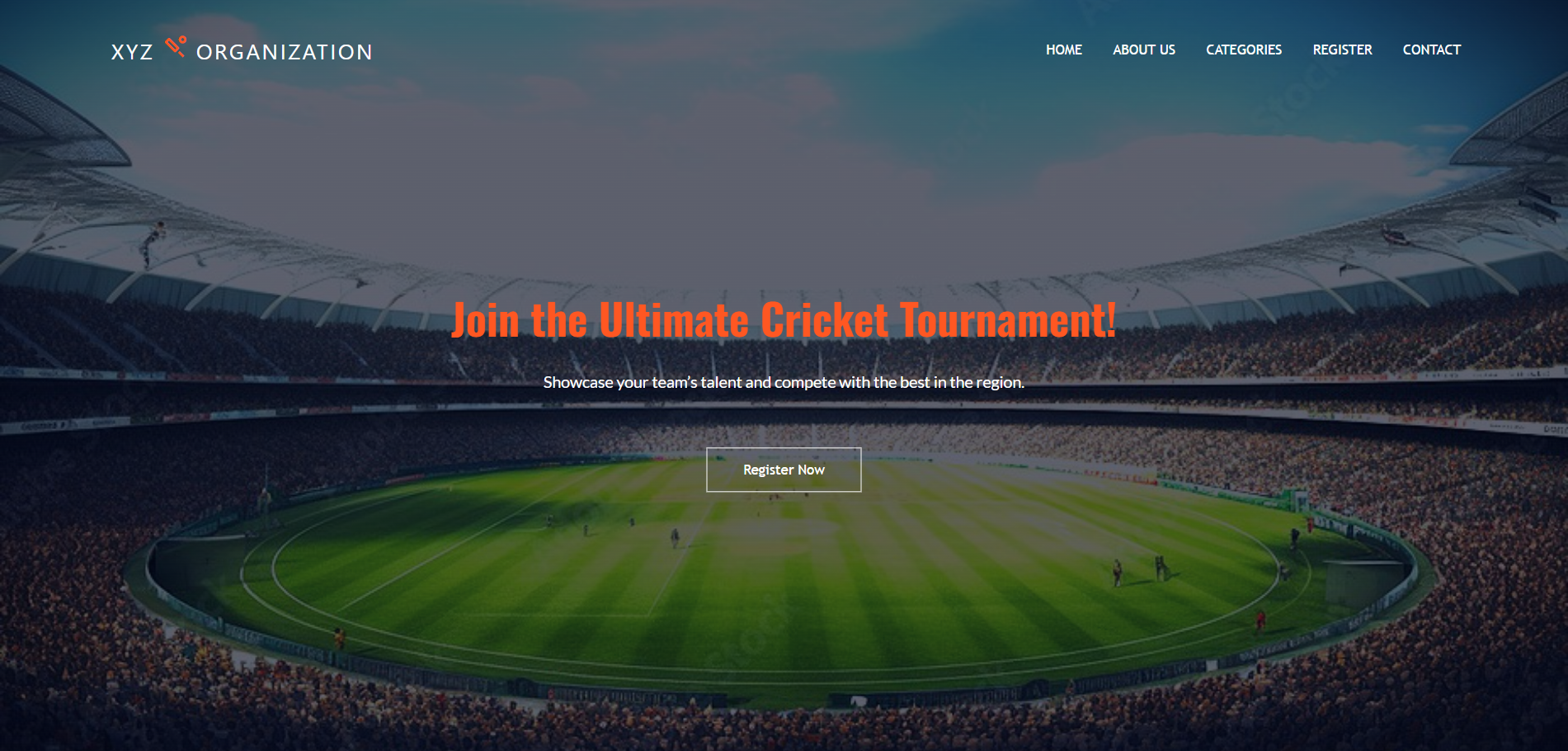 Cricket Tounament Registration Website